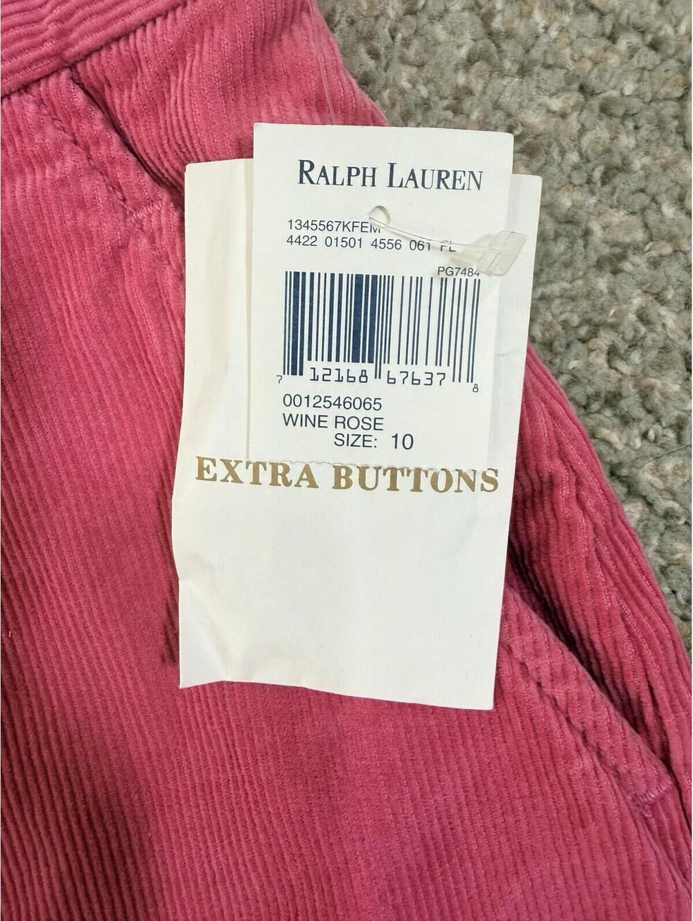 Ralph Lauren Sport Women's Pink Corduroy Skirt Size 10 - Picture 7 of 13